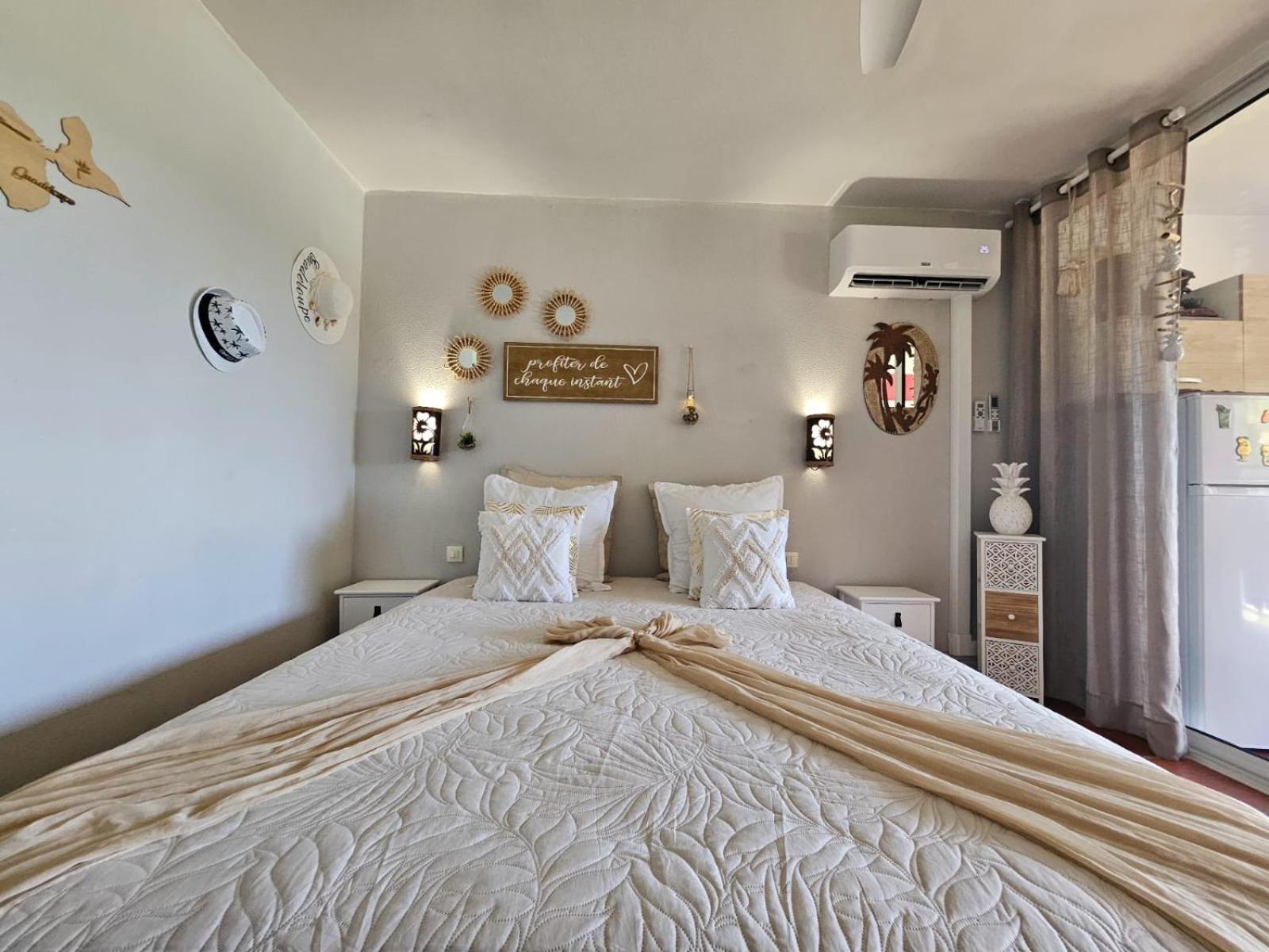L'Oiseau Du Paradis Vue Mer Studio A Saint Francois A 100 M De La Plage 外观 照片