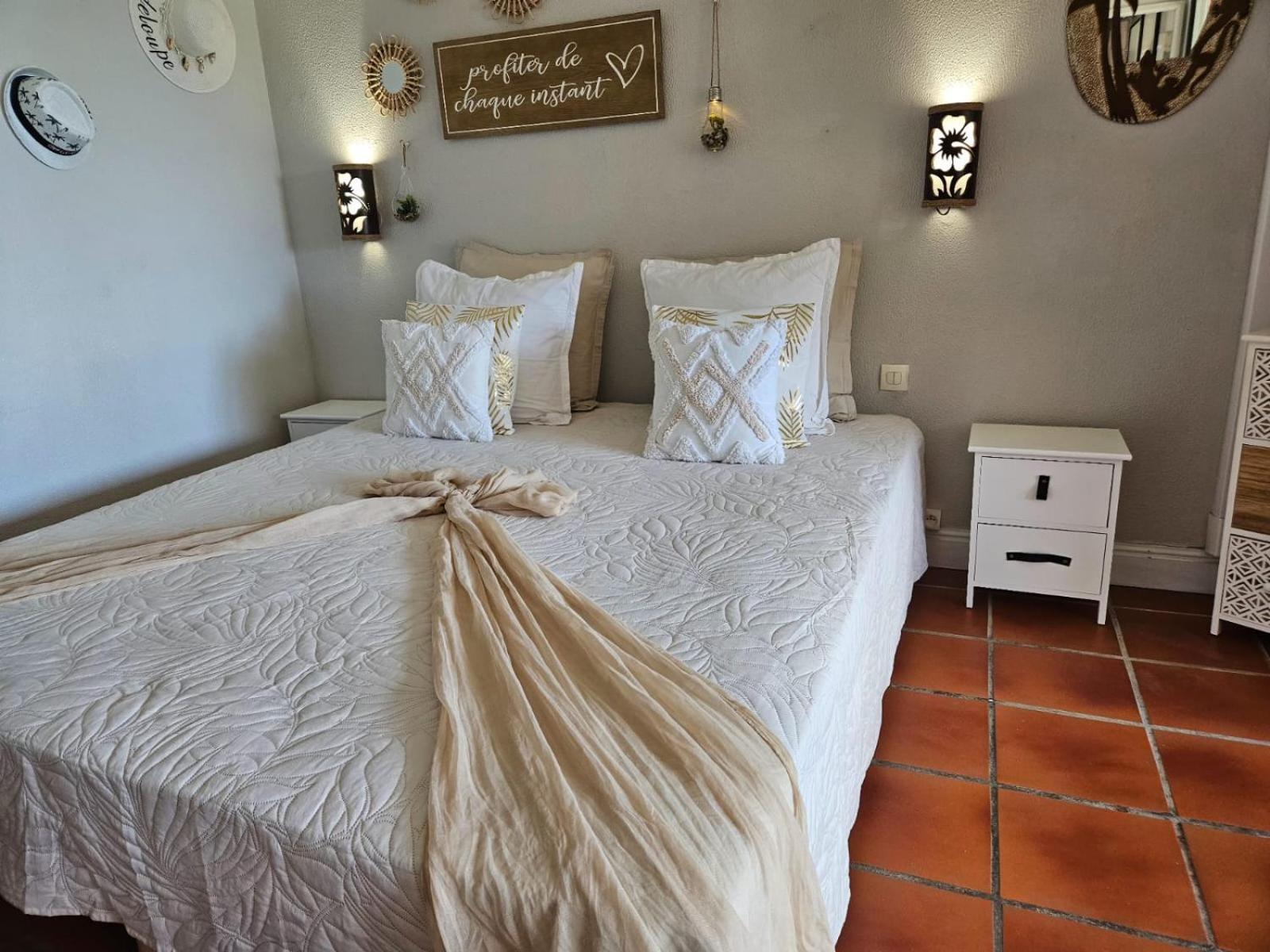 L'Oiseau Du Paradis Vue Mer Studio A Saint Francois A 100 M De La Plage 外观 照片